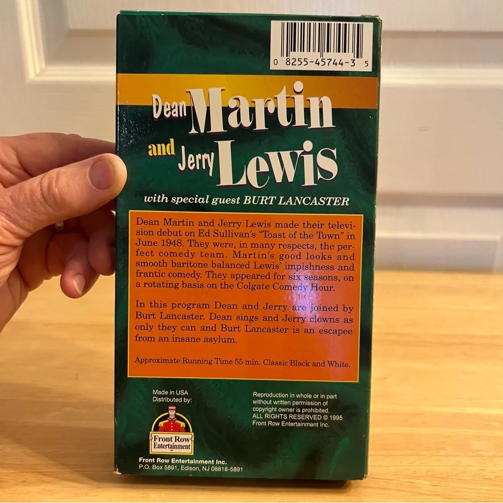Dean Martin and Jerry Lewis VHS Tape